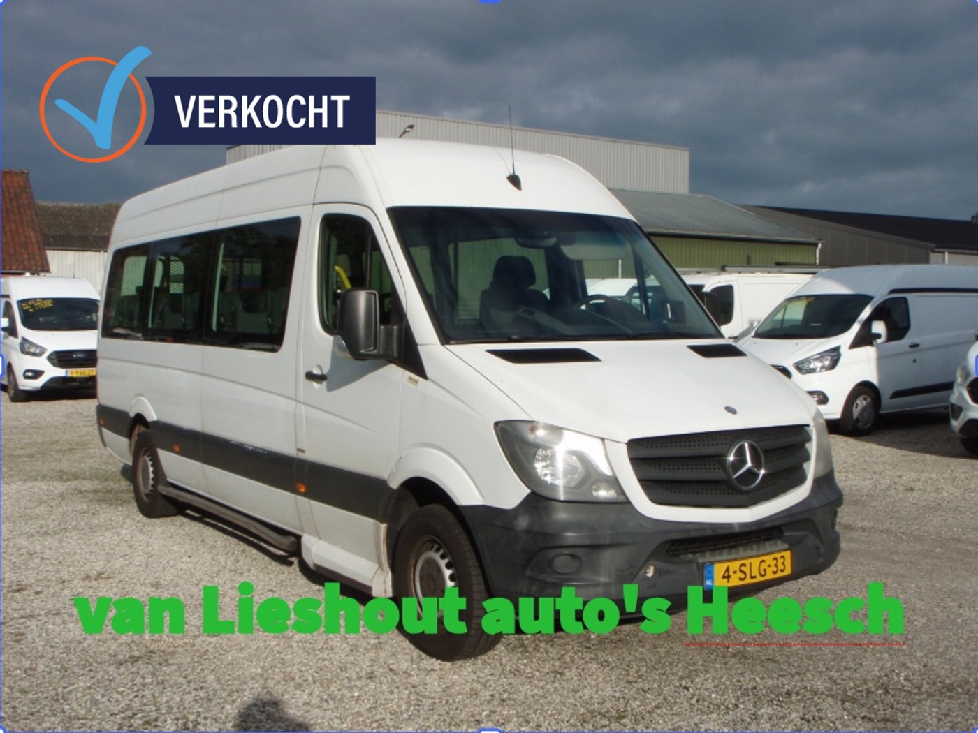Mercedes-Benz Sprinter 313 432 HD 9 persoons personenbus rolstoelbus bj 2013 2013 - voorkant