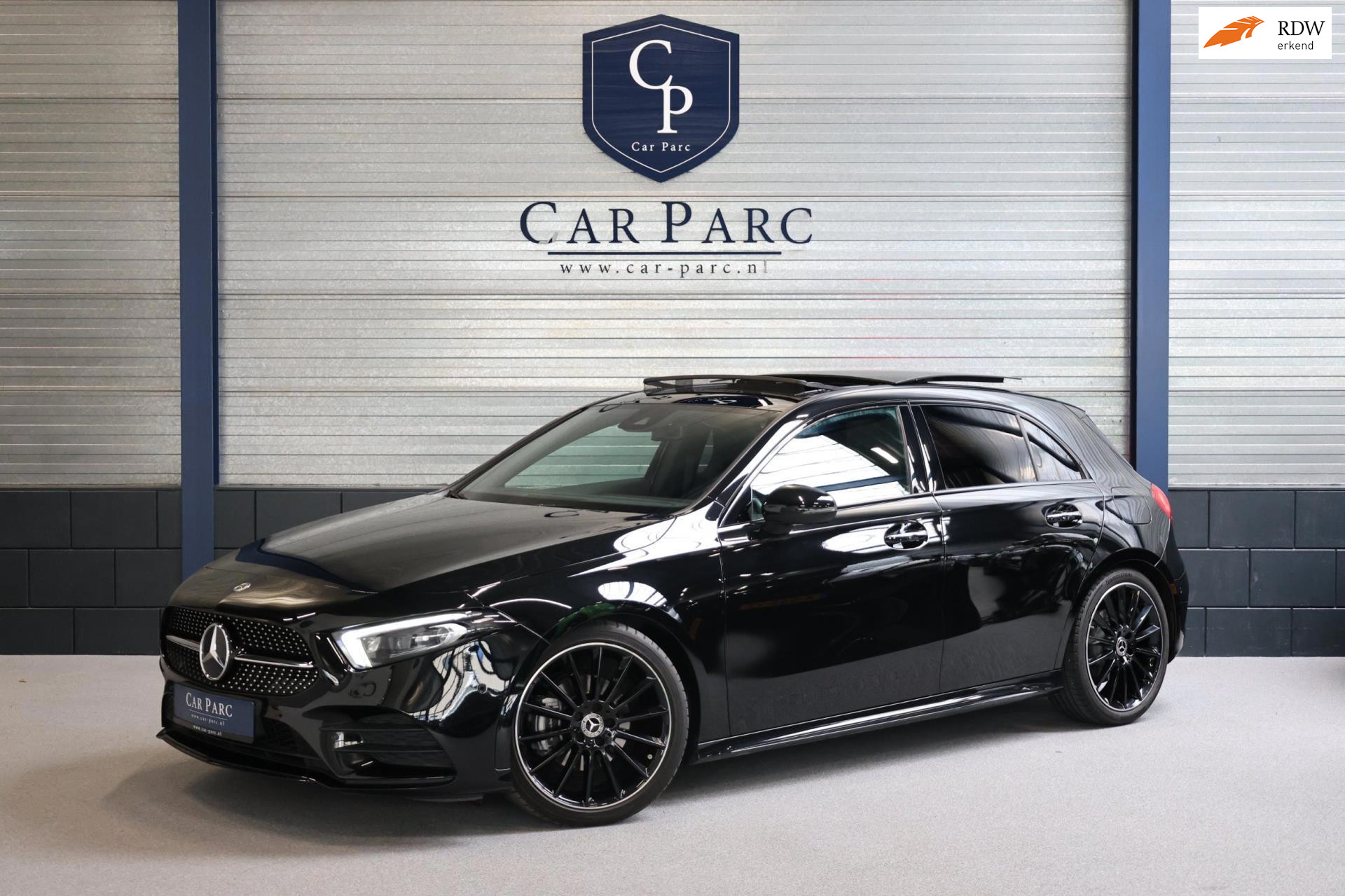 Mercedes-Benz A 220 220 AMG MULTIBEAM/VIRTUAL/SFEER/LEER+S.VERWARMING+MEMORY/19"/CAM/ACC/ECC/12 MDN GARANTIE! 2019 - voorkant