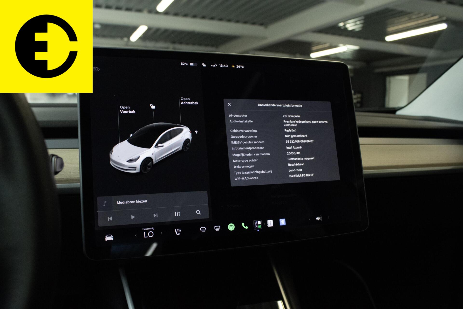 Foto van Tesla Model 3