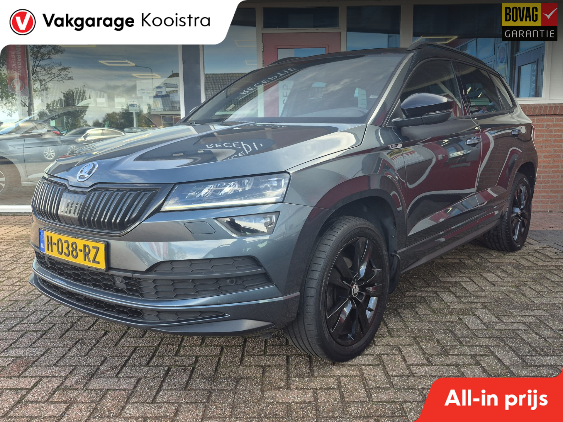 Skoda Karoq 1.5 TSI ACT Sport-line DSG |Camera|ACC|Navi 2020 - voorkant