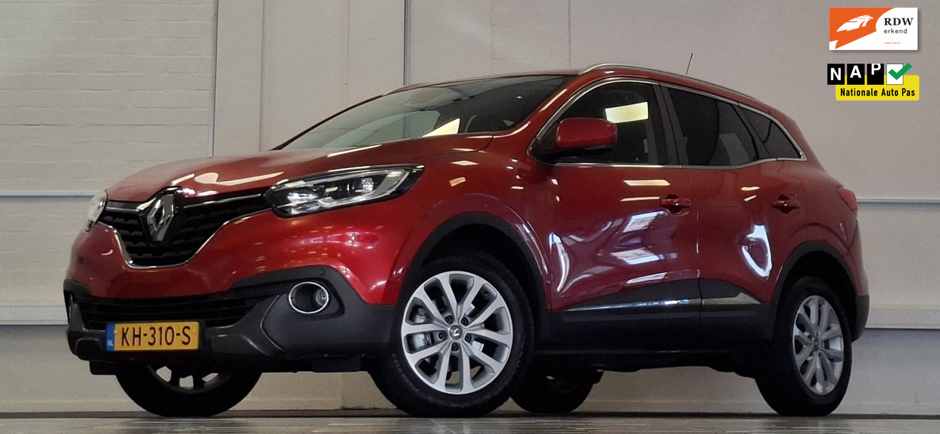 Renault Kadjar 1.5 dCi Intens Trekhaak Navigatie Leder Euro 6 2016 - voorkant