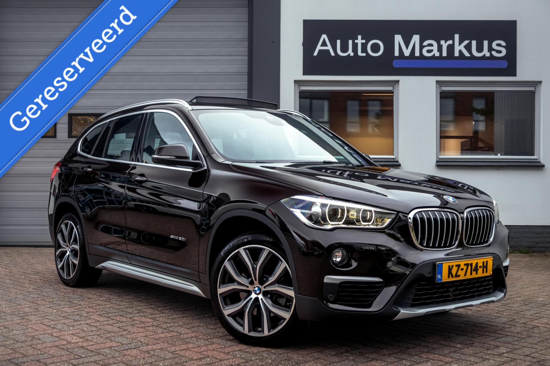 BMW X1 Sdrive20i sDrive20i Xline|Pano|HUD|Memory|LED|HiFi|Leder|Sportstoelen|Stoelverwarming 2017 - voorkant