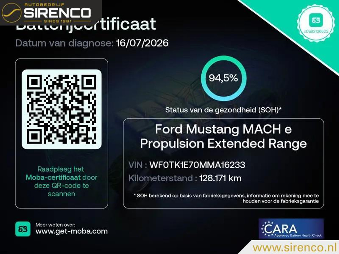 Foto van Ford Mustang Mach-e