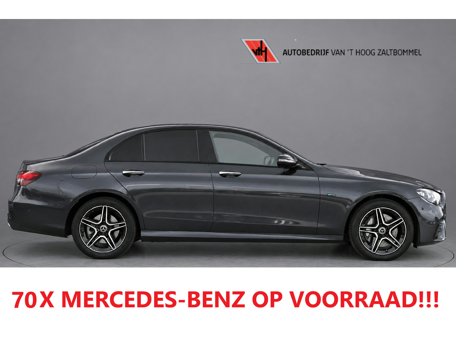 Mercedes-Benz E 300 E 300e AMG Line NIGHT PAKKET LEDER DISTRONIC 360-CAMERA KEY-LESS GO 2021 - voorkant