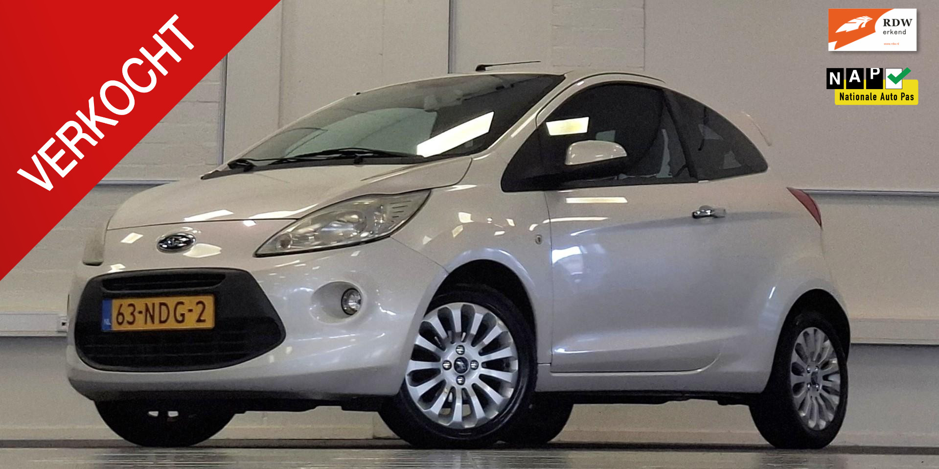 Ford Ka 1.2 Titanium Spoiler APK Garantie! 2010 - voorkant