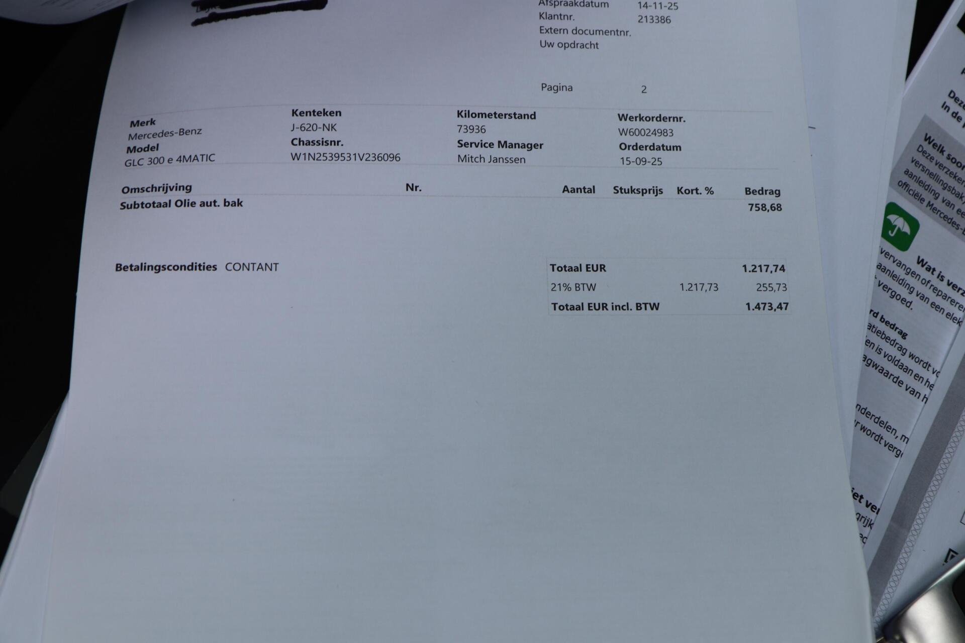Foto van Mercedes-Benz GLC 300 E 4Matic
