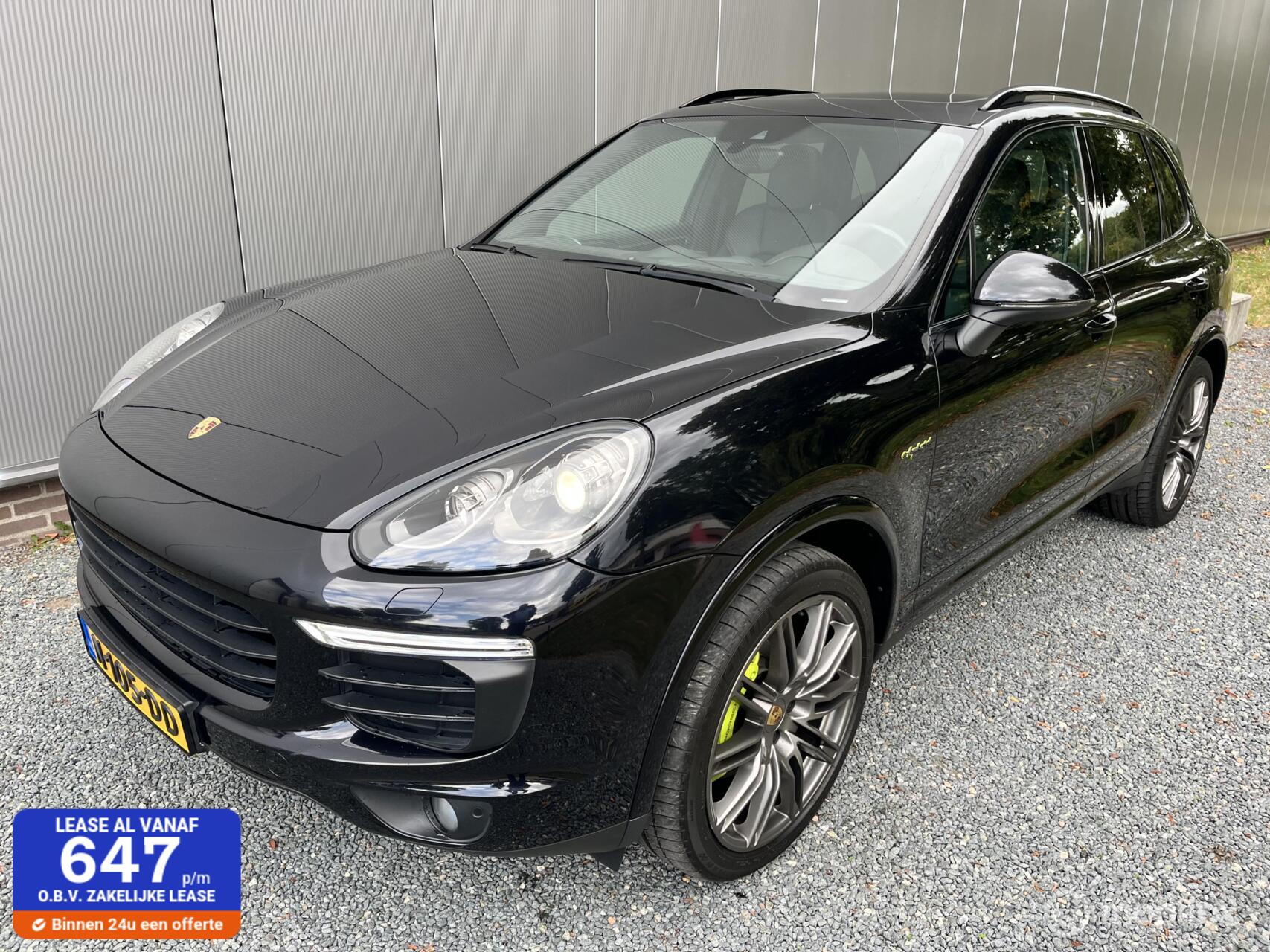 Porsche Cayenne S E-hybrid 3.0 S E-Hybrid Platinum Edition 2018 - voorkant