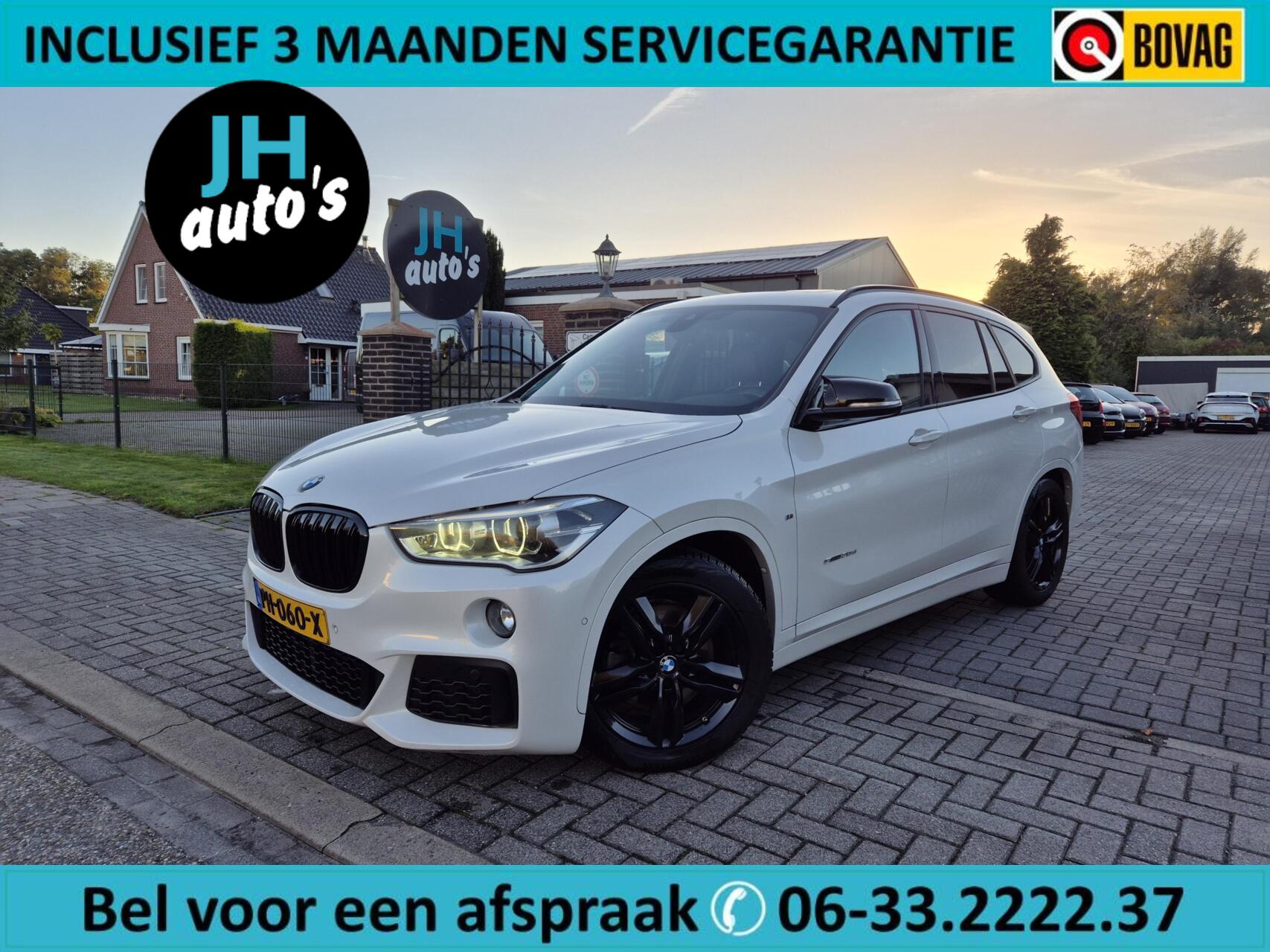 BMW X1 sDrive20d High Executive PANO | M SPORT | H-UP |20 IN 2017 - voorkant
