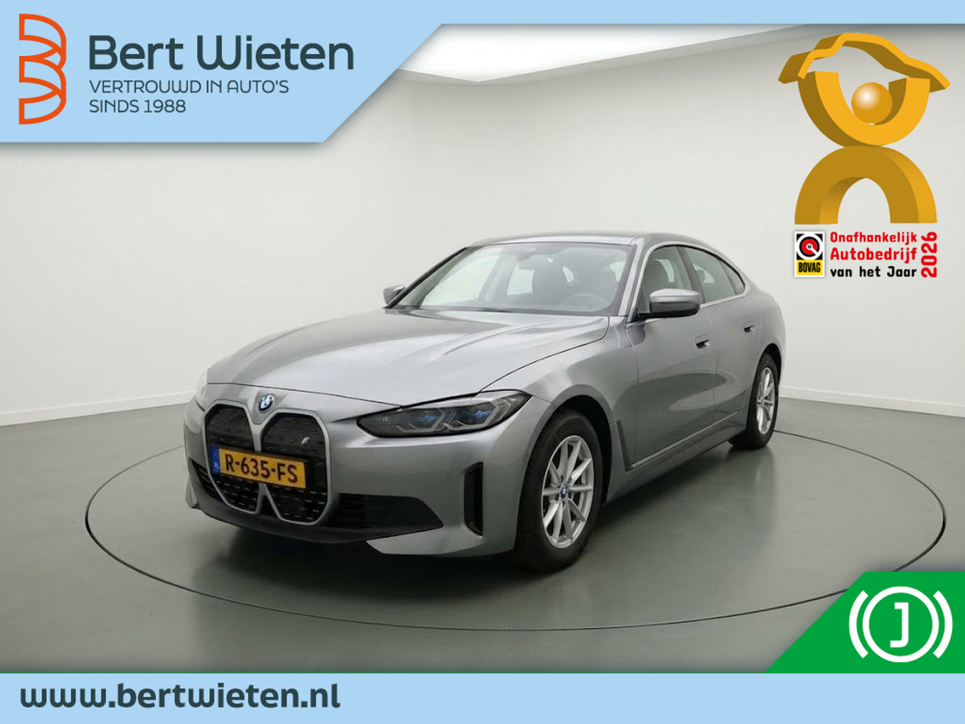 BMW I4 Edrive40 eDrive40 High Executive | Geen import | Leer | Adep. Cruise 2022 - voorkant