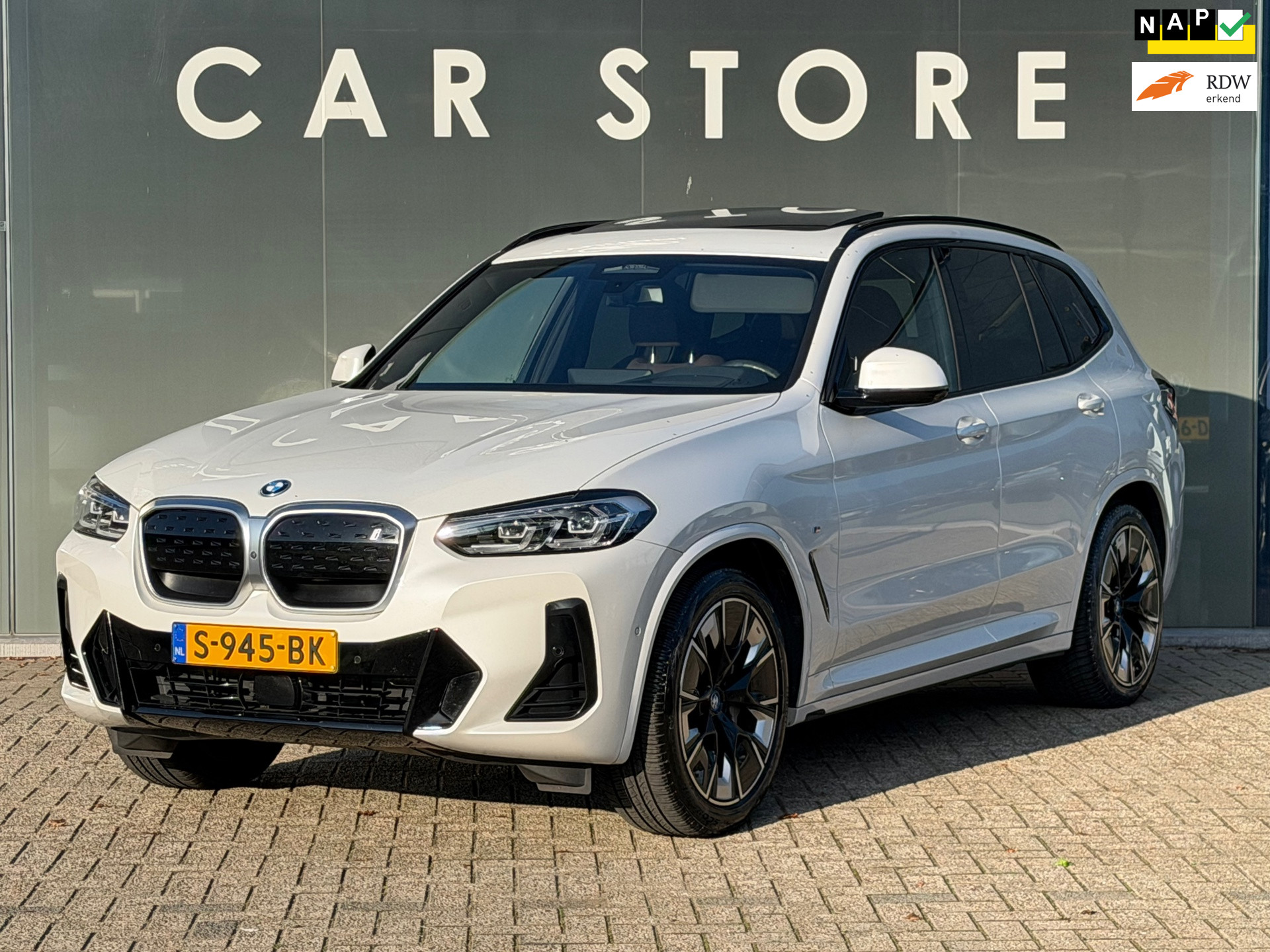 BMW Ix3 High Executive 80 kWh M-PORT Leder | HUD |SOH 100% 2023 - voorkant