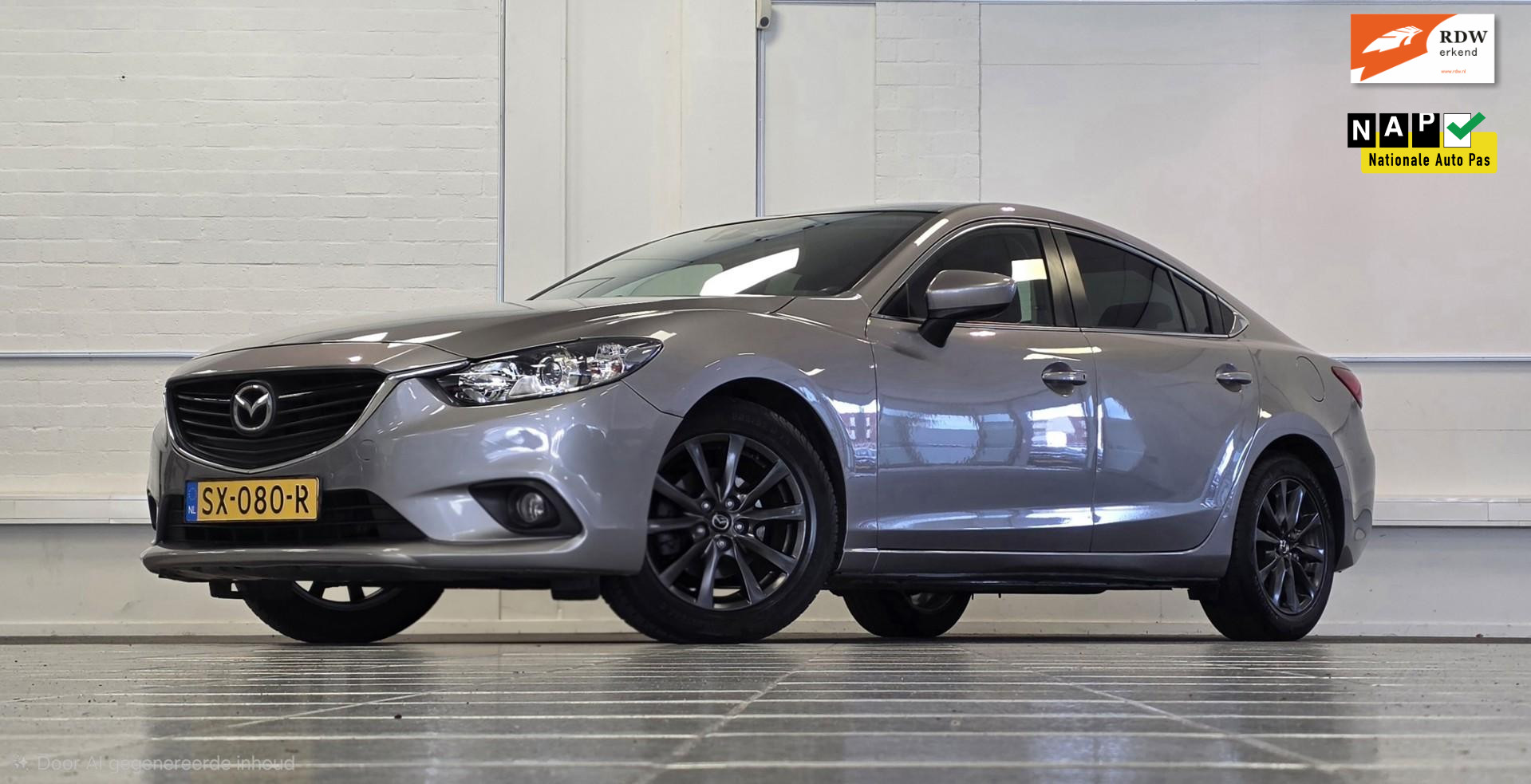 Mazda Mazda6 2.0i 16V S Trekhaak Clima 19"LM velgen Garantie Mooi! 2013 - voorkant