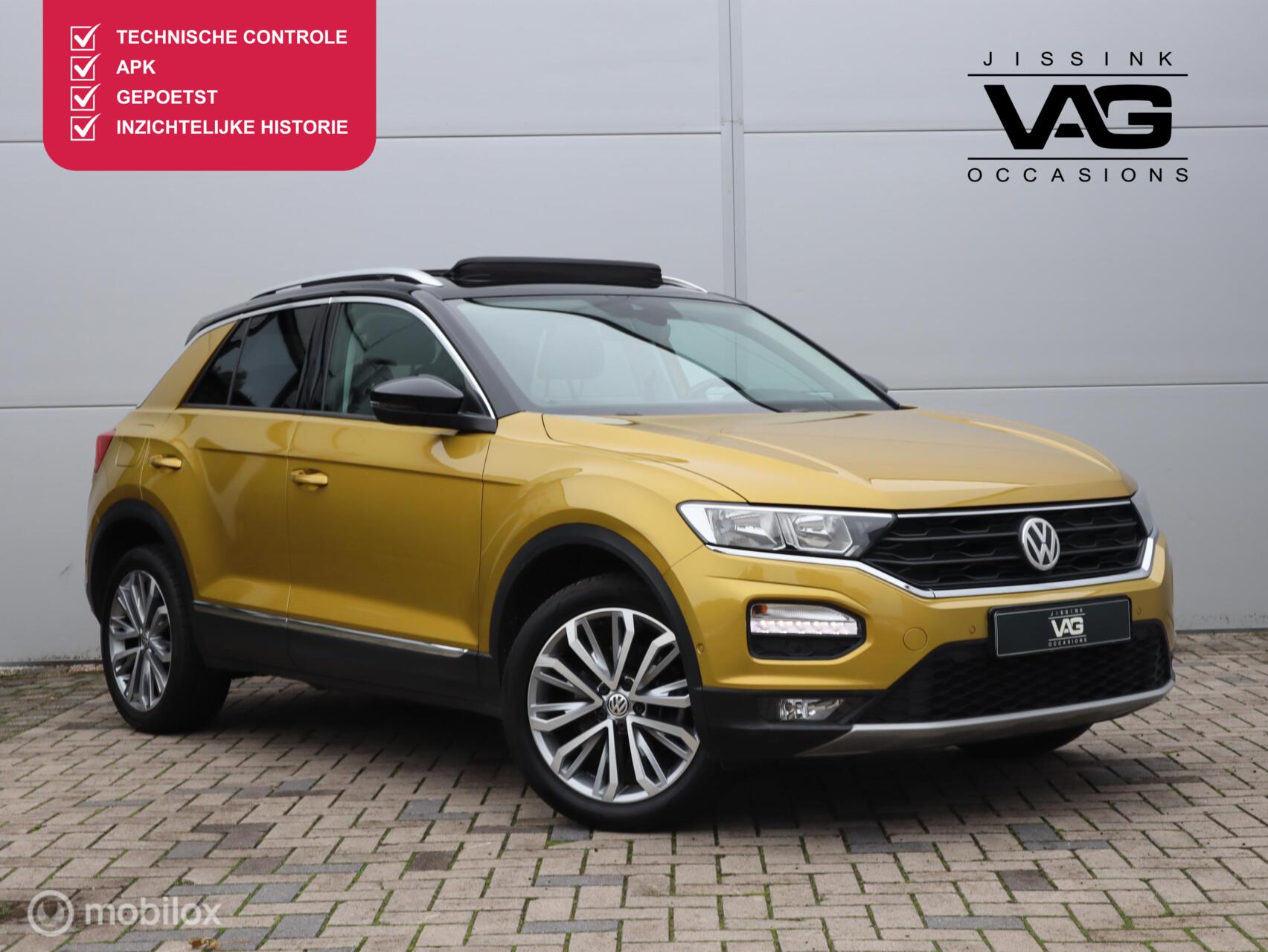 Volkswagen T-roc 1.0 TSI Trekhaak ACC Parkeersensoren 2018 - voorkant
