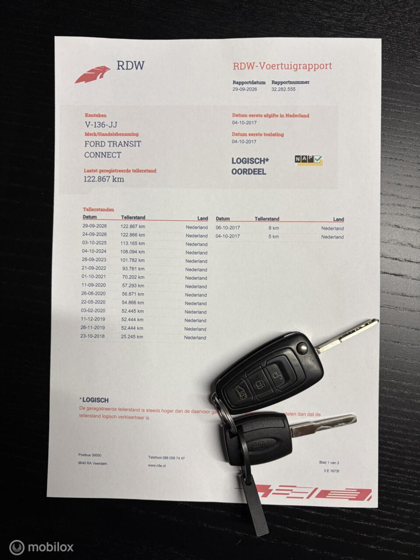 Foto van Ford Transit Connect