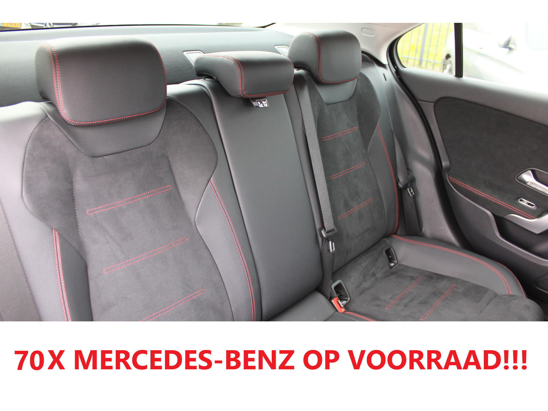 Mercedes-Benz A-klasse 250e AUT8 AMG Line NIGHT PAKKET SFEER WIDESCREEN CARPLAY 2022 - voorkant