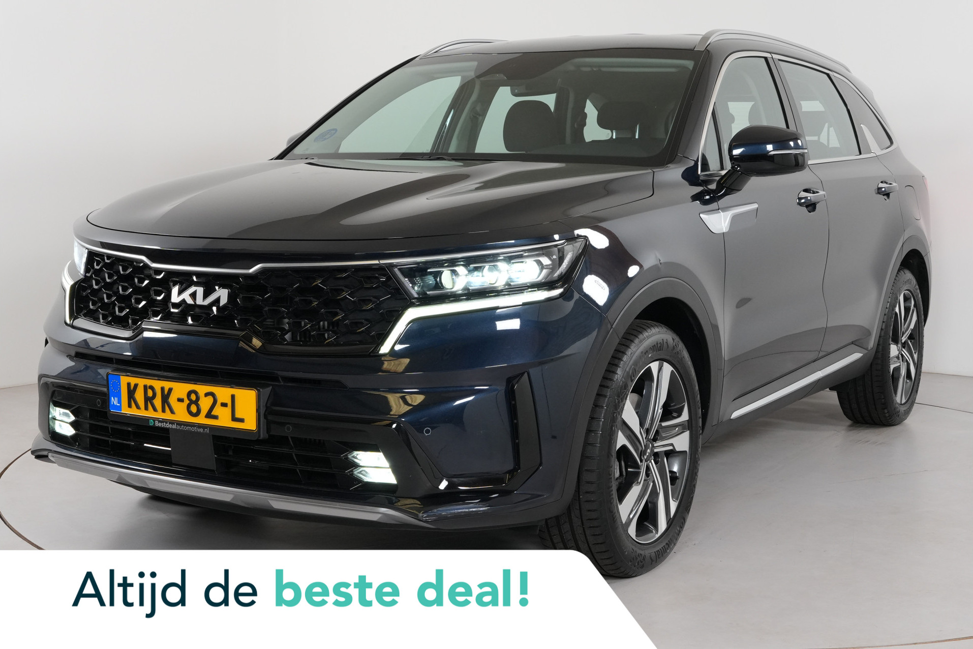 Kia Sorento 1.6 T-GDI Plug-in Hybrid 4WD DynamicLine 7p. 2023 - voorkant