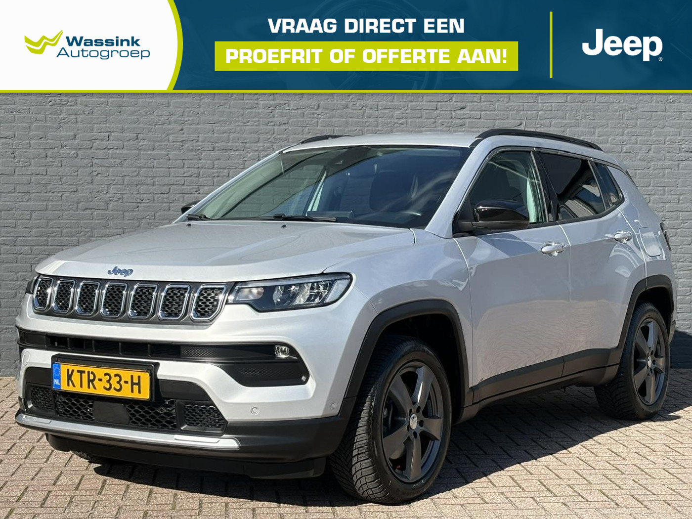 Jeep Compass 4xe 190 Plug-in Hybrid Electric Night Eagle 2022 - voorkant