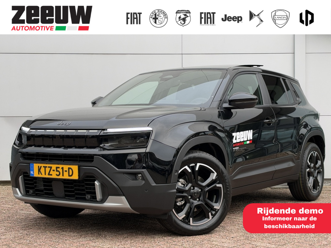 Jeep Avenger Jeep Avenger 1.2 e-Hybrid Summit | Facelift | Pano | Winter 2026 - voorkant