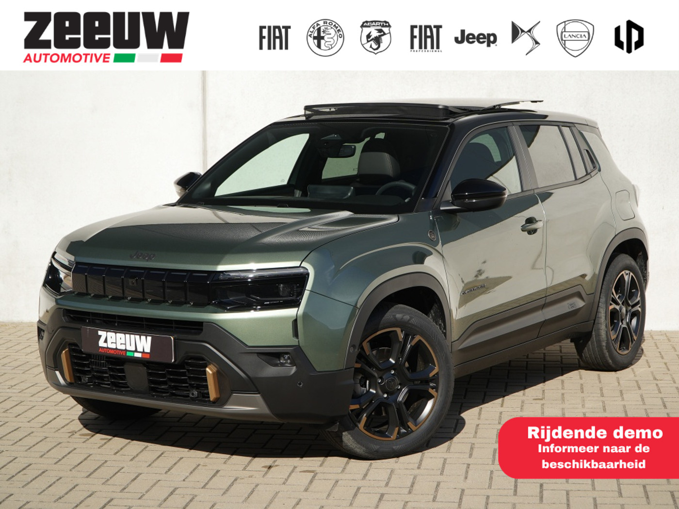 Jeep Avenger 1.2 e-Hybrid 85th Anniversary | Schuifdak | Winter | Navi | Camera | 18" 2026 - voorkant