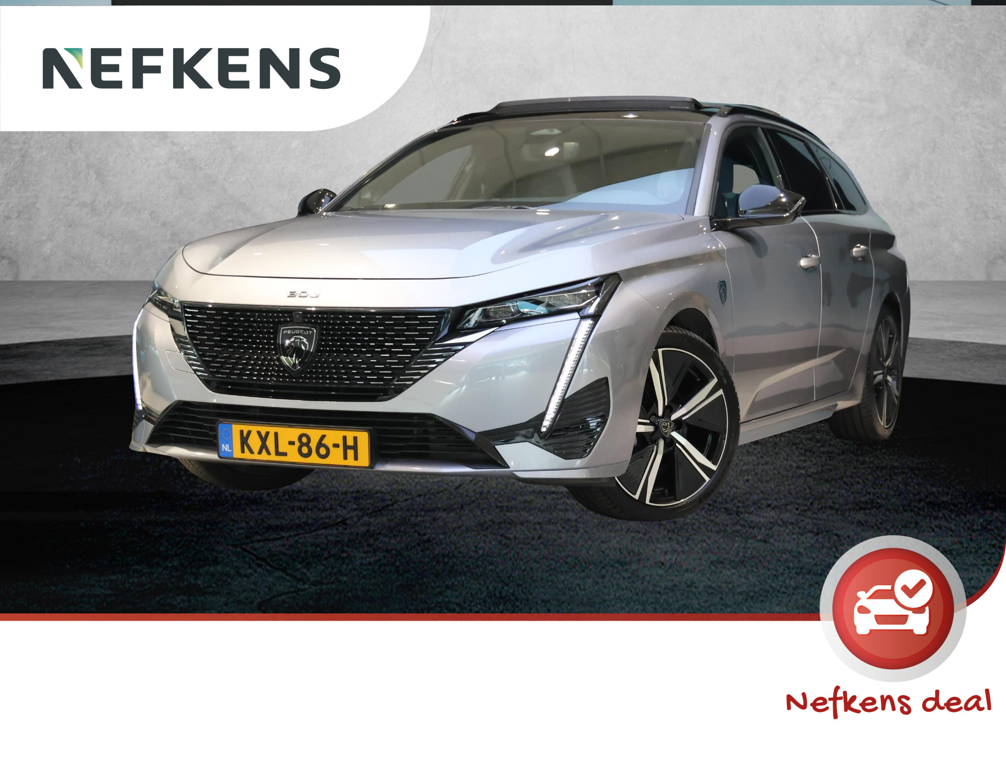 Peugeot 308 SW 1.2 Hybrid 136 e-DCS6 GT 2024 - voorkant