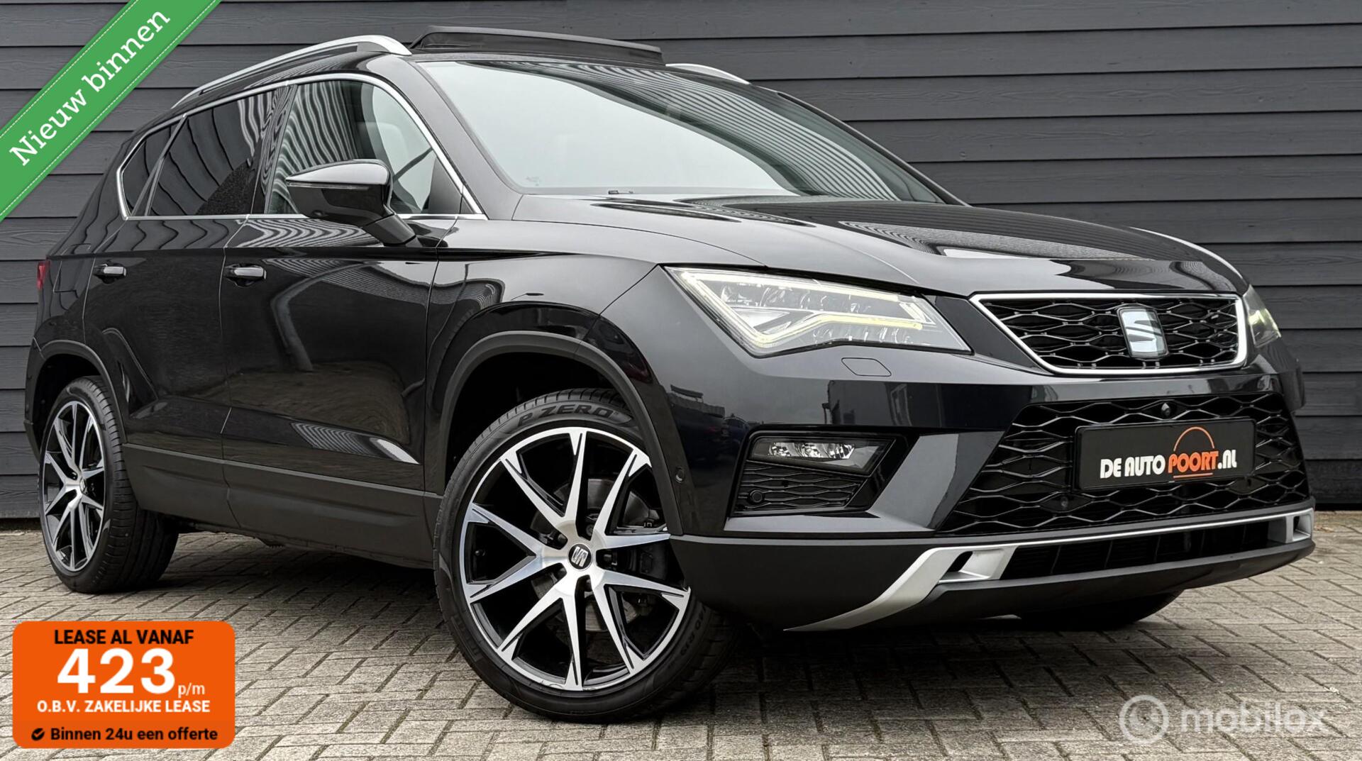 Seat Ateca 2.0 TSI 4DRIVE Intense 190PK Viritual/Pano.dak/Trekhaak 2020 - voorkant