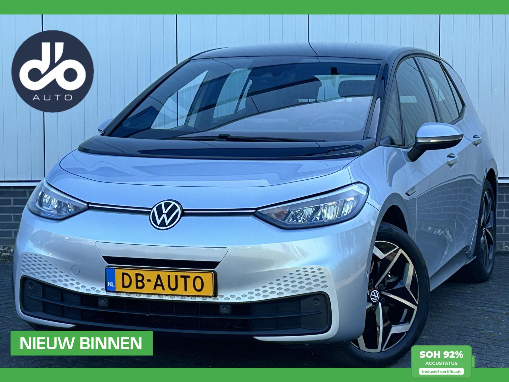 Volkswagen Id.3 Pro S 77 kWh SOH 92% PDC V+A I NAVI + CAMERA I STOEL + STUUR VERW. I 19" LMV 2022 - voorkant