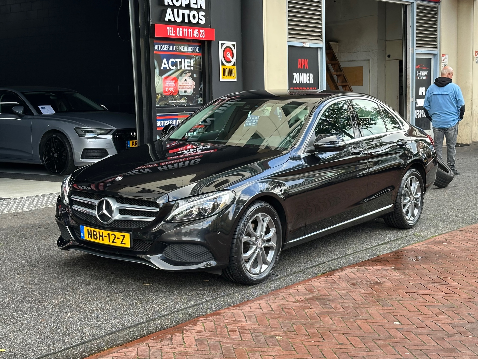 Mercedes-Benz C-klasse 180 Prestige Automaat Leer Navi 2016 - voorkant