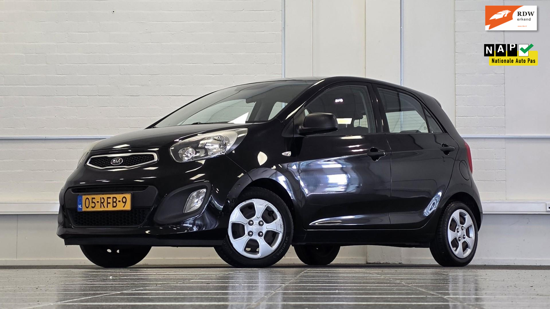 Kia Picanto 1.0 CVVT Airco 1e Eigenaar 5-drs Garantie Mooi! 2012 - voorkant
