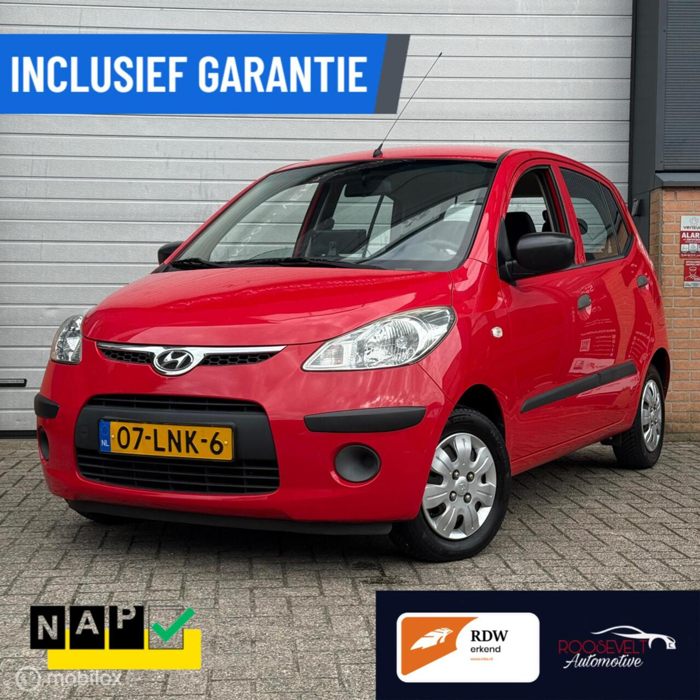 Hyundai I 10 1.1 Active Cool / CARPLAY / AIRCO / GARANTIE 2010 - voorkant