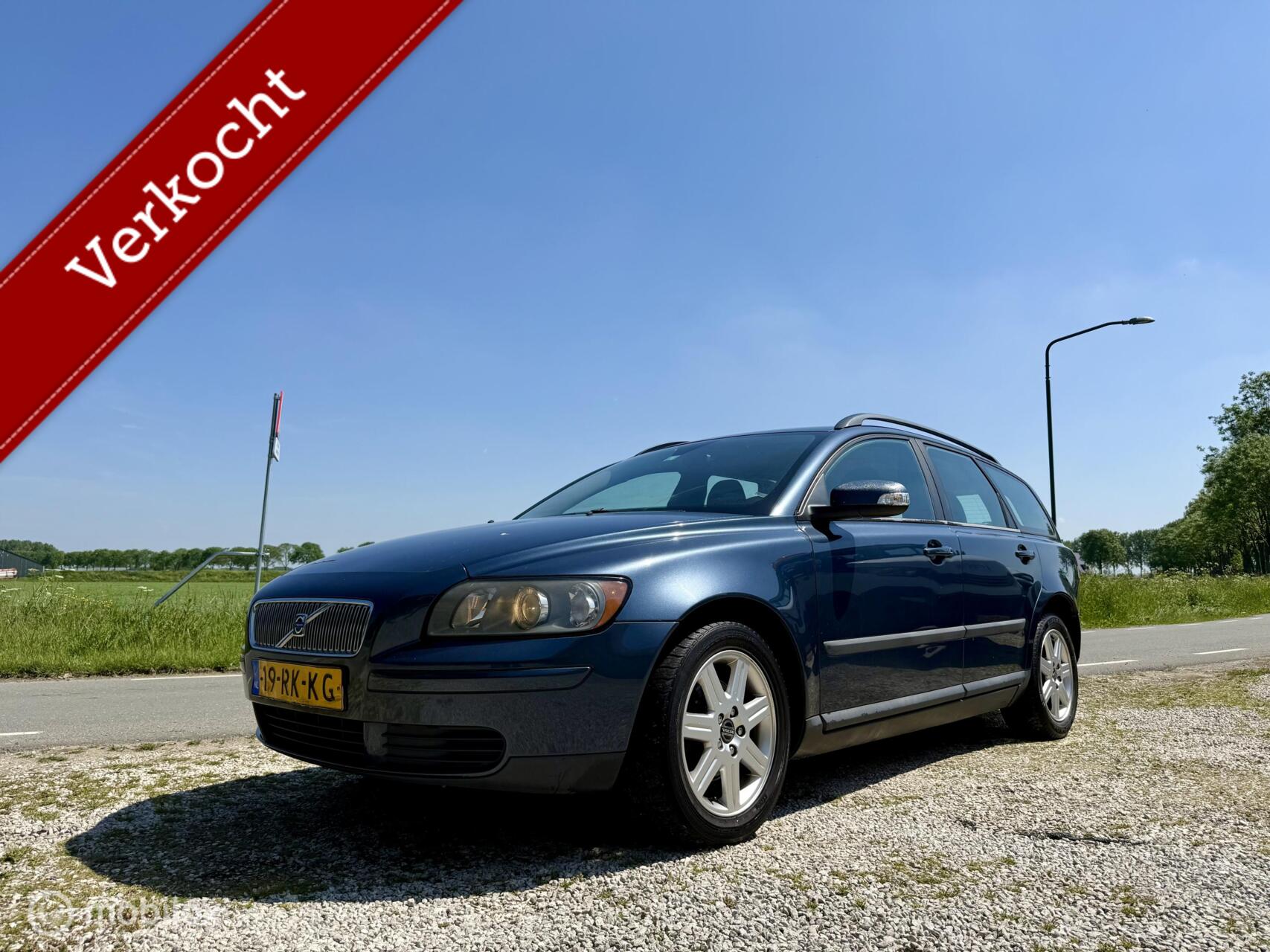 Volvo V50 1.8 Kinetic, BJ 2005, Airco, APK Juni 2027, Trekhk 2005 - voorkant