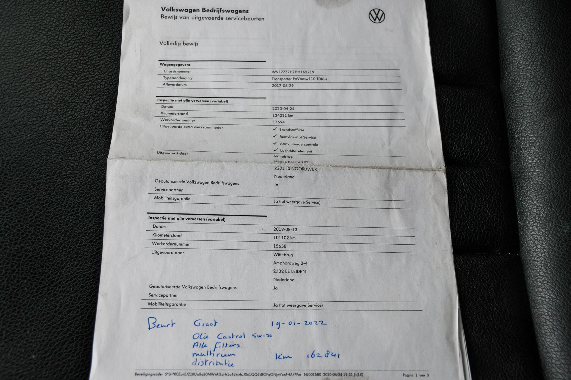 Foto van Volkswagen Transporter