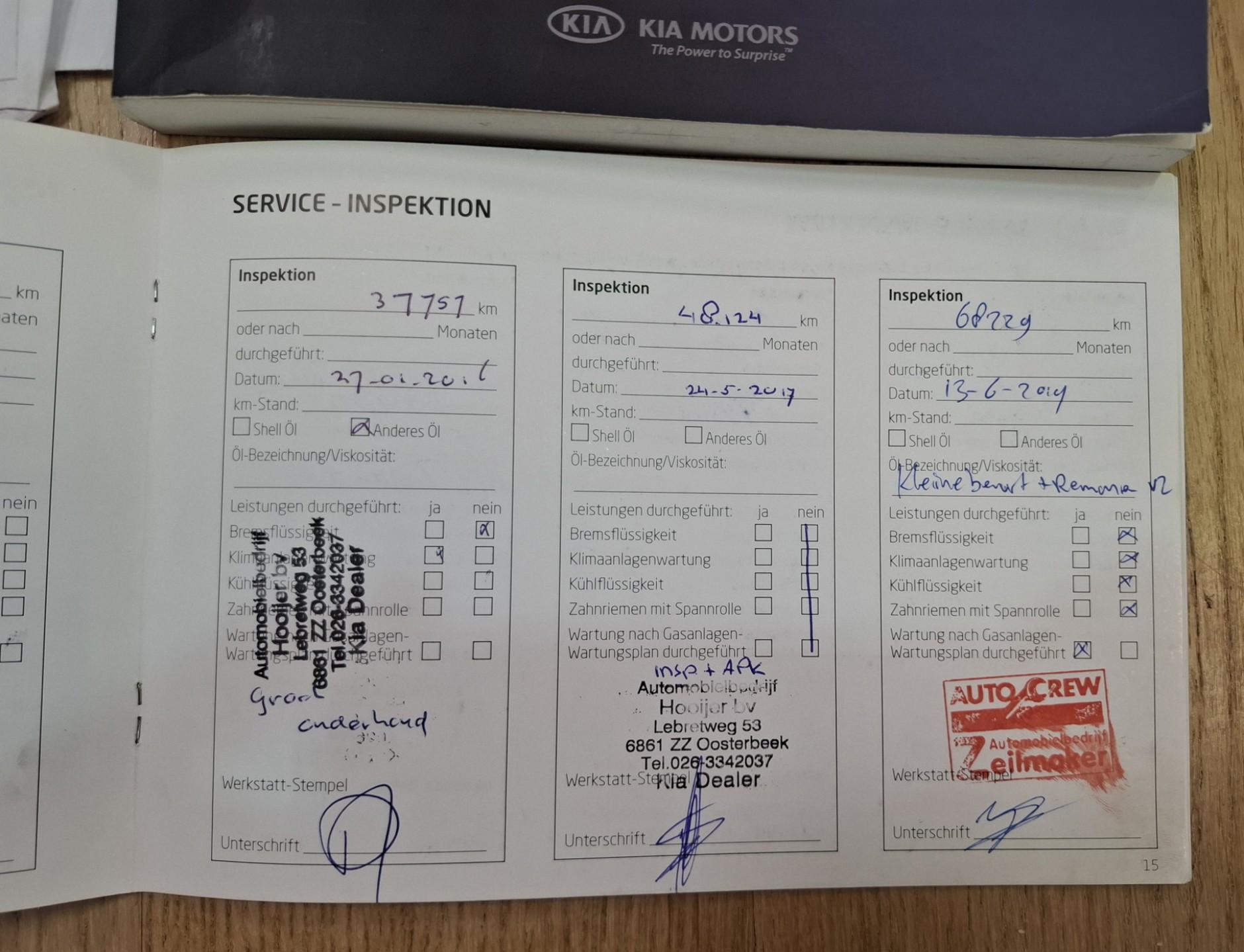 Foto van Kia Venga