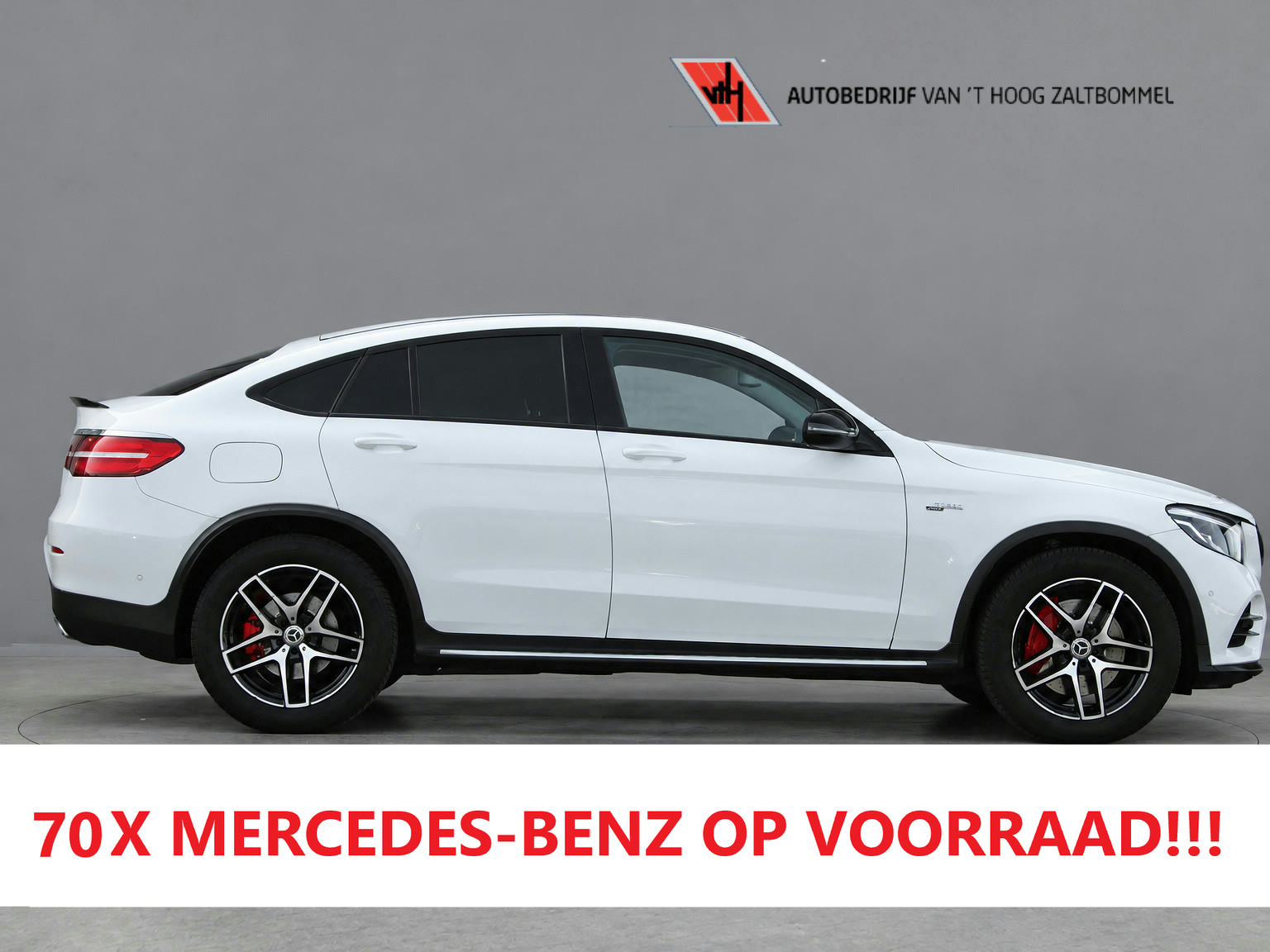 Mercedes-Benz GLC 250 4Matic 250 AUT9 4MATIC AMG LINE NIGHT PAKKET LEDER TREKHAAK 2017 - voorkant