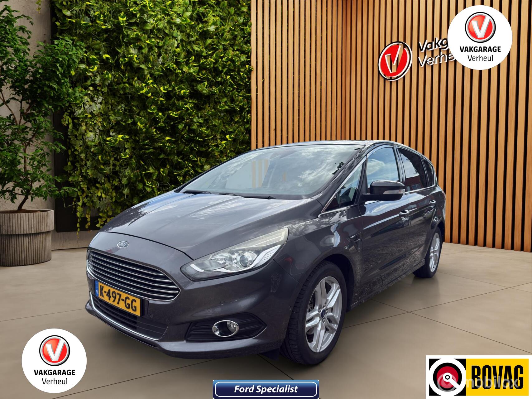 Ford S-max 1.5 Titanium ✅7-Zit ✅Trekhaak ✅Camera 2016 - voorkant