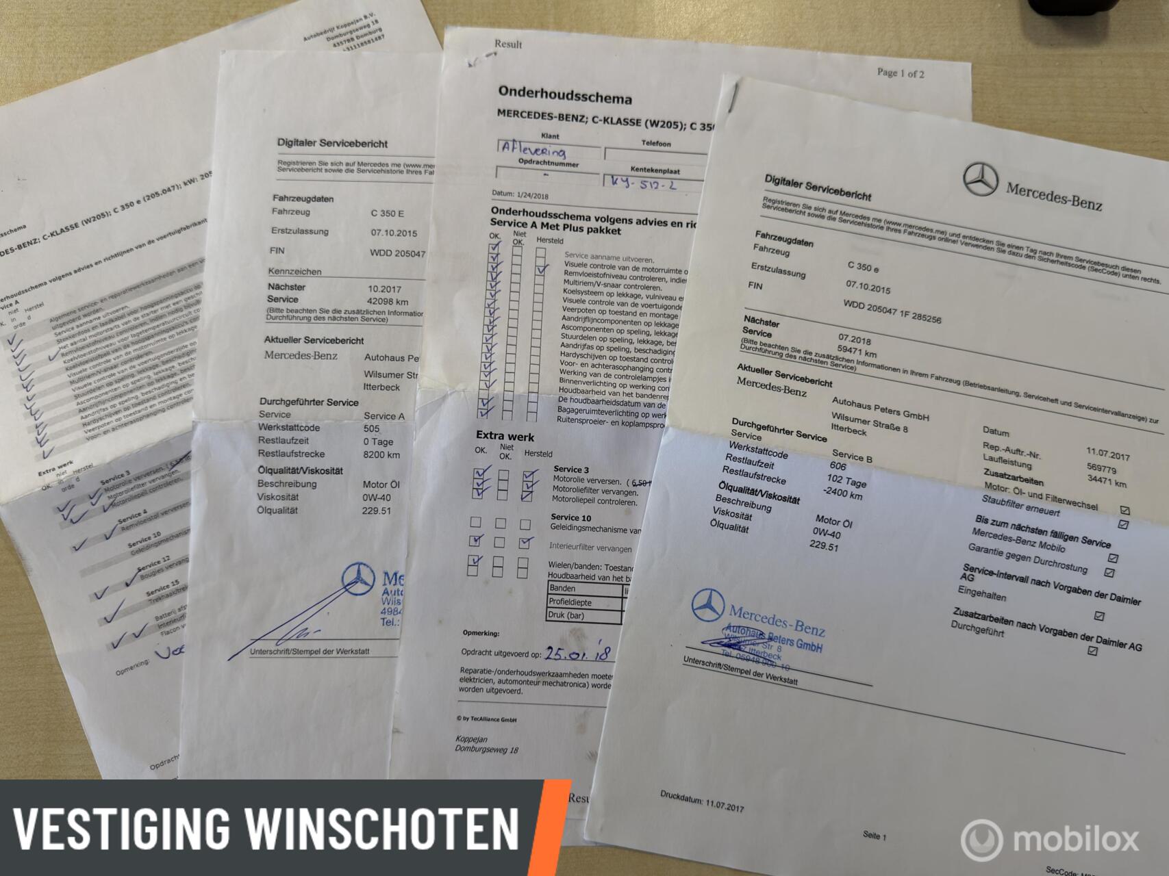 Foto van Mercedes-Benz C 350 E