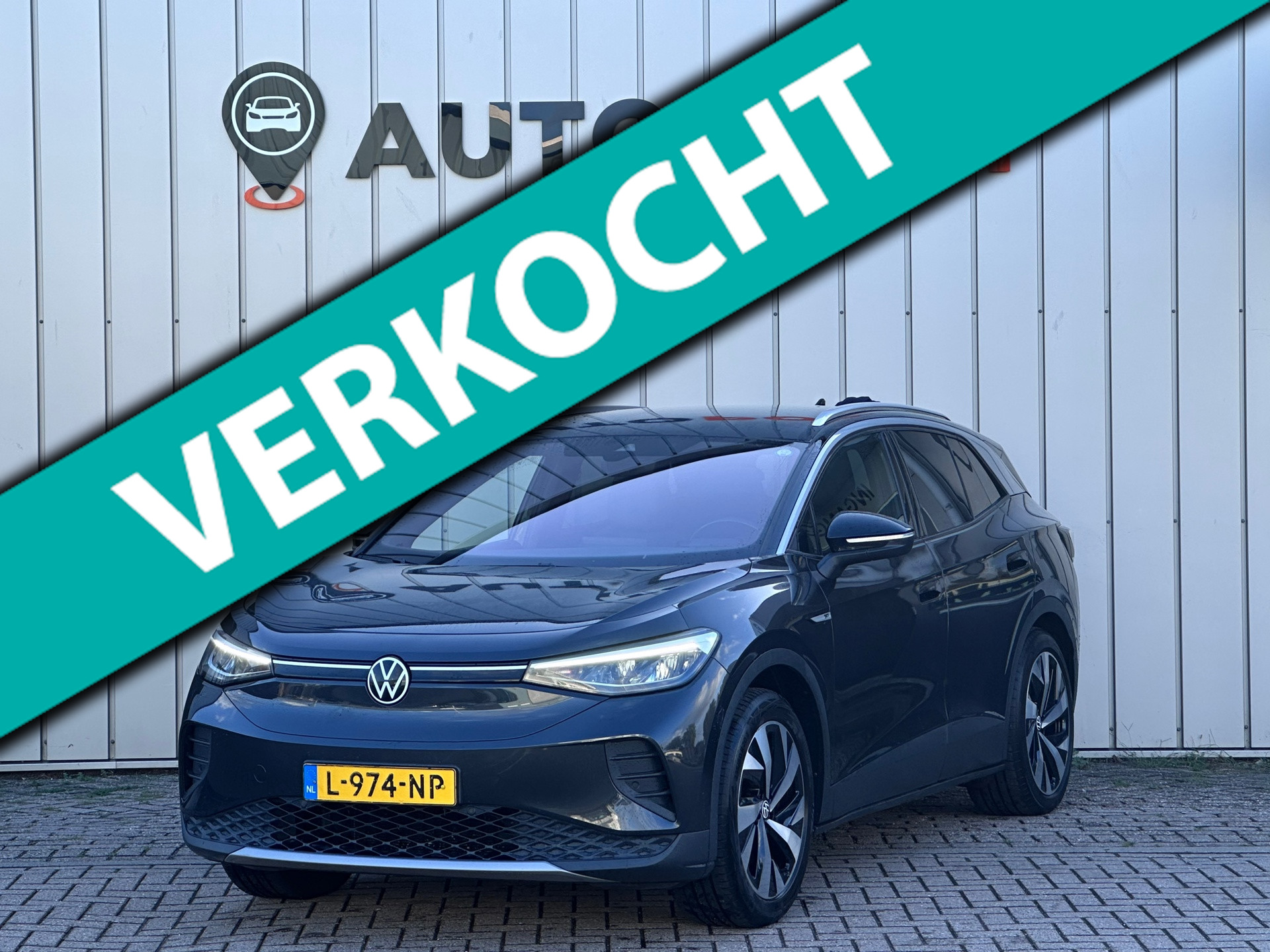 Volkswagen Id.4 Pro 150 KW First 77 kWh SOH 93% TREKHAAK CAMERA STOELVRW DEALER OND 2021 - voorkant