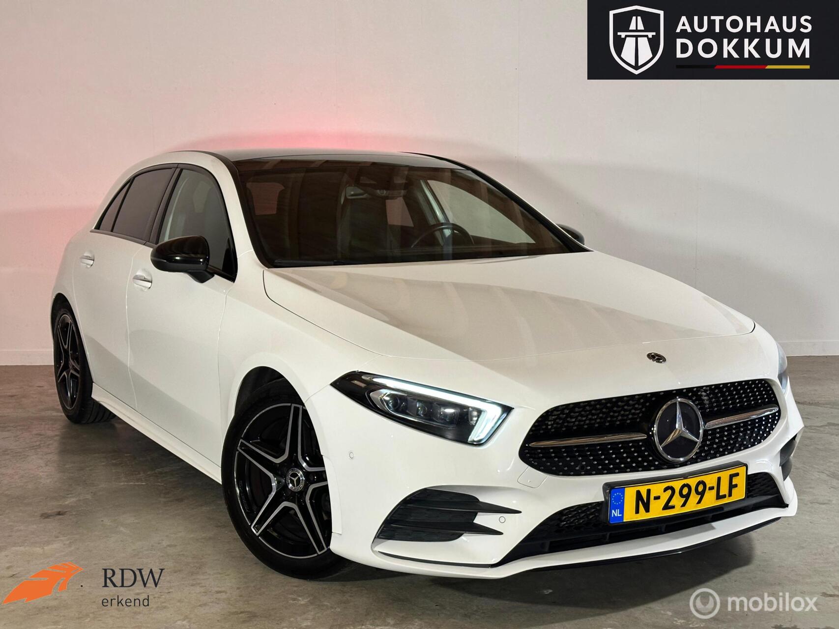 Mercedes-Benz A 200 200 Premium Plus AMG-Line Pano/Stoelverw 2018 - voorkant