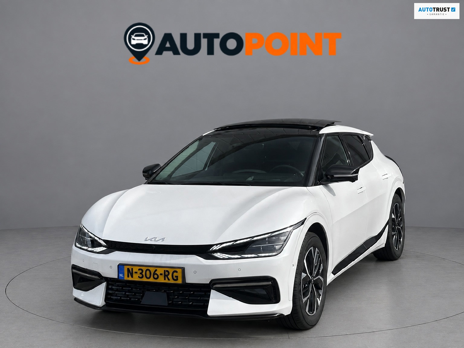 Kia Ev6 GT-Line 77.4 kWh SOH 100% PANO DEALER OND KIA GARANTIE 2021 - voorkant