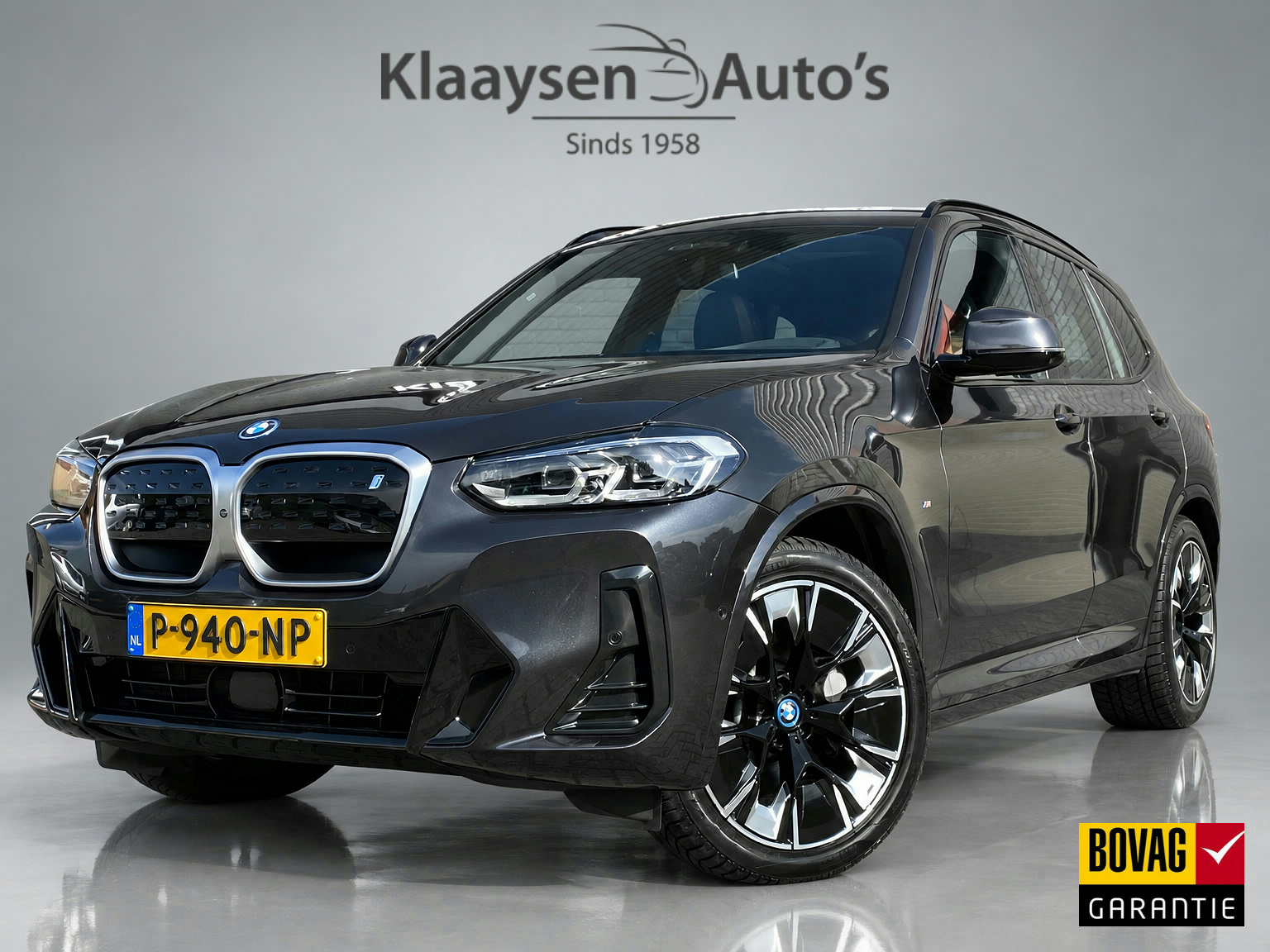 BMW Ix3 M Sport High Executive 80 kWh | 1e eigenaar | dealer onderh. | panoramadak | leder interieur | SOH accu % 99.5 2022 - voorkant
