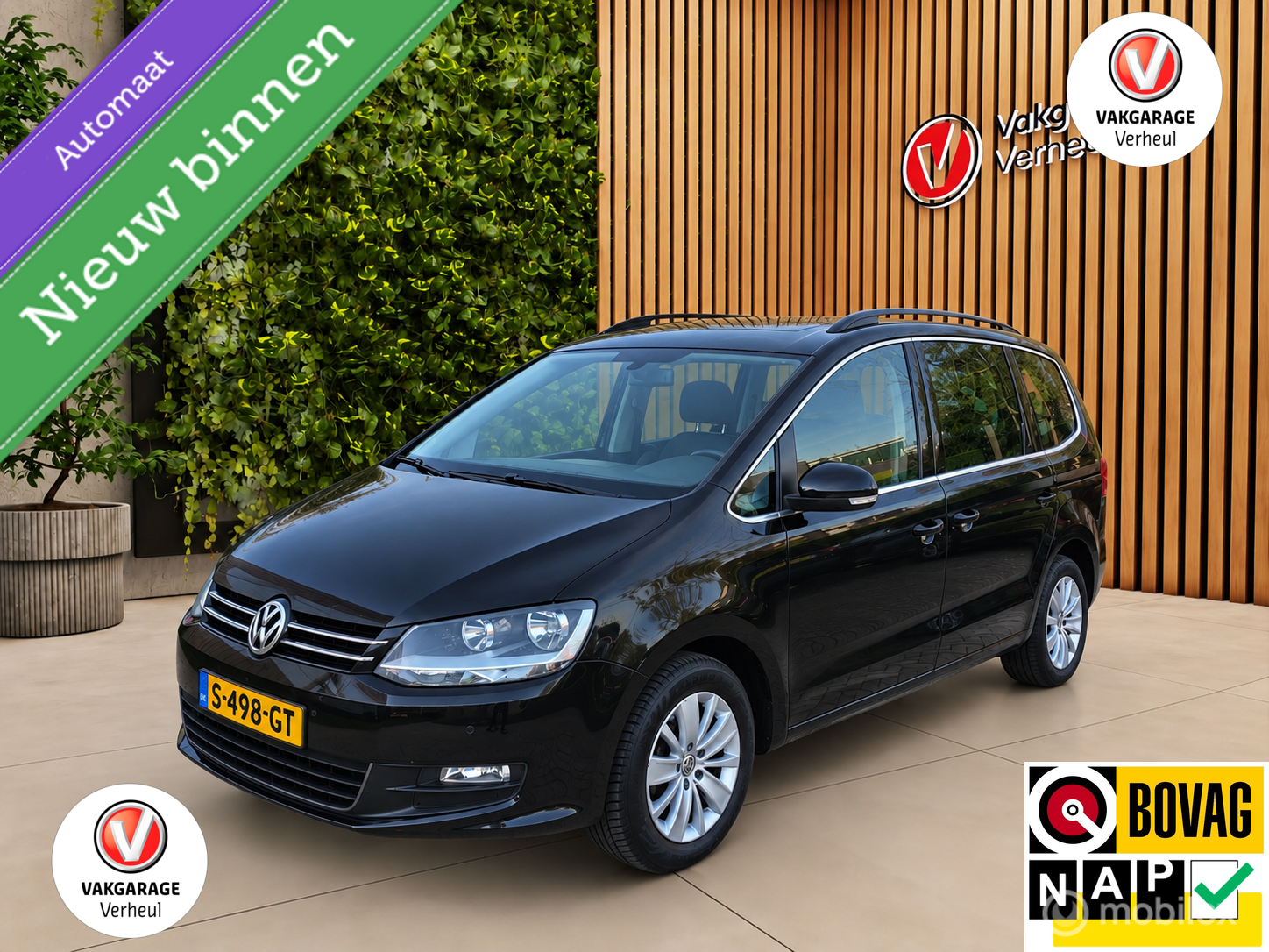 Volkswagen Sharan 1.4 TSI ✅150Pk ✅Automaat ✅7 Zit ✅Trekhaak 2014 - voorkant