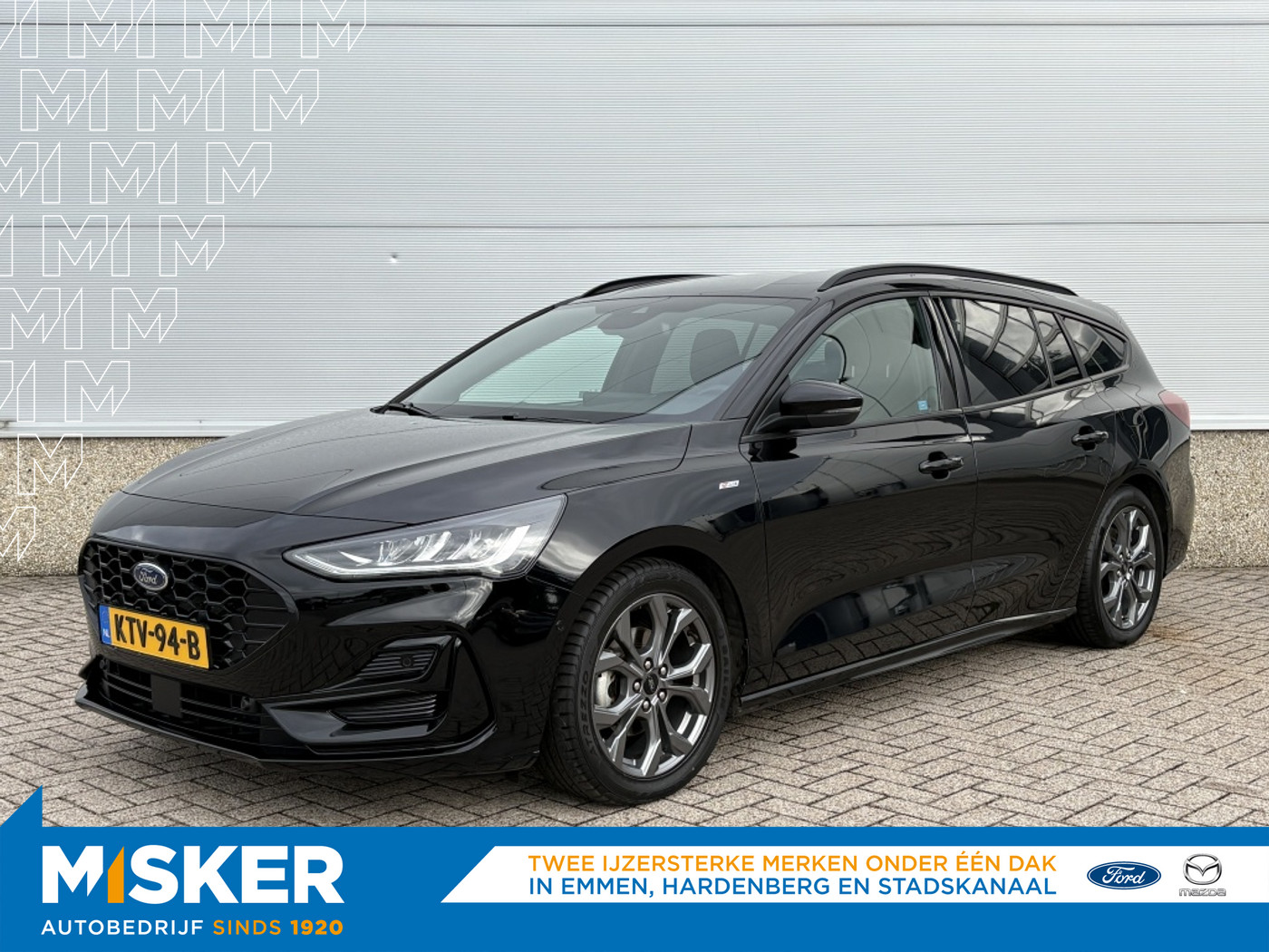 Ford Focus Wagon 1.0 EBH ST Line 155pk AUTOMAAT! DRIVERPACK! WINTERPACK! 2024 - voorkant