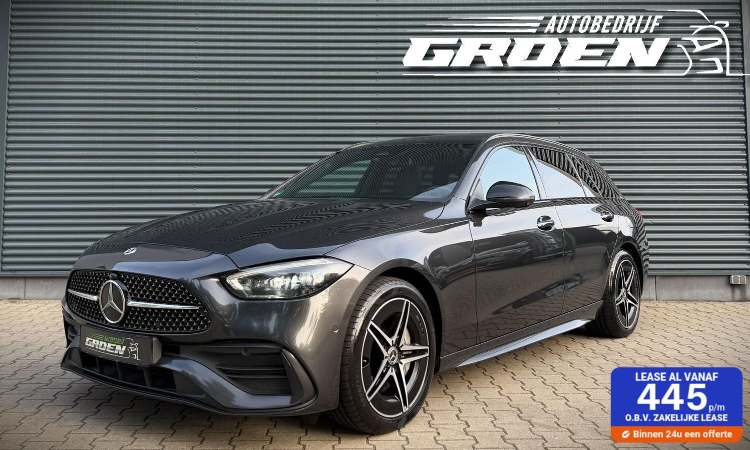 Mercedes C-klasse Estate 300 e 4MATIC AMG |HEAD-UP|PANO|MEMO 2023 - voorkant