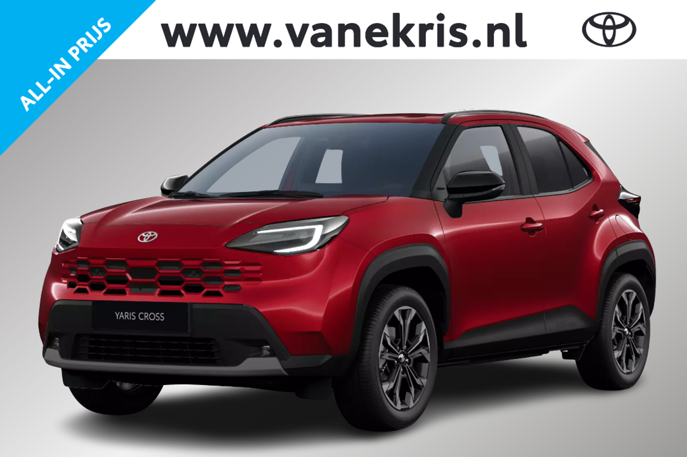Toyota Yaris Cross 1.5 Hybrid 130 First Edition, VERWACHT, 2026 - voorkant
