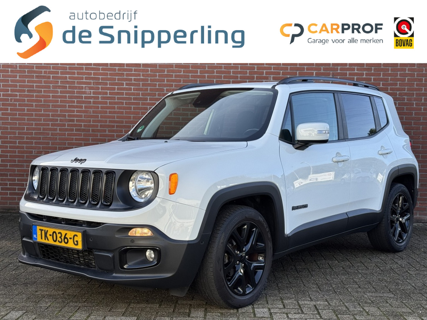 Jeep Renegade 1.4 M.AIR Limited AUTOMAAT NAV ADAPT-CRUISE CARPLAY PDC LMV 2018 - voorkant