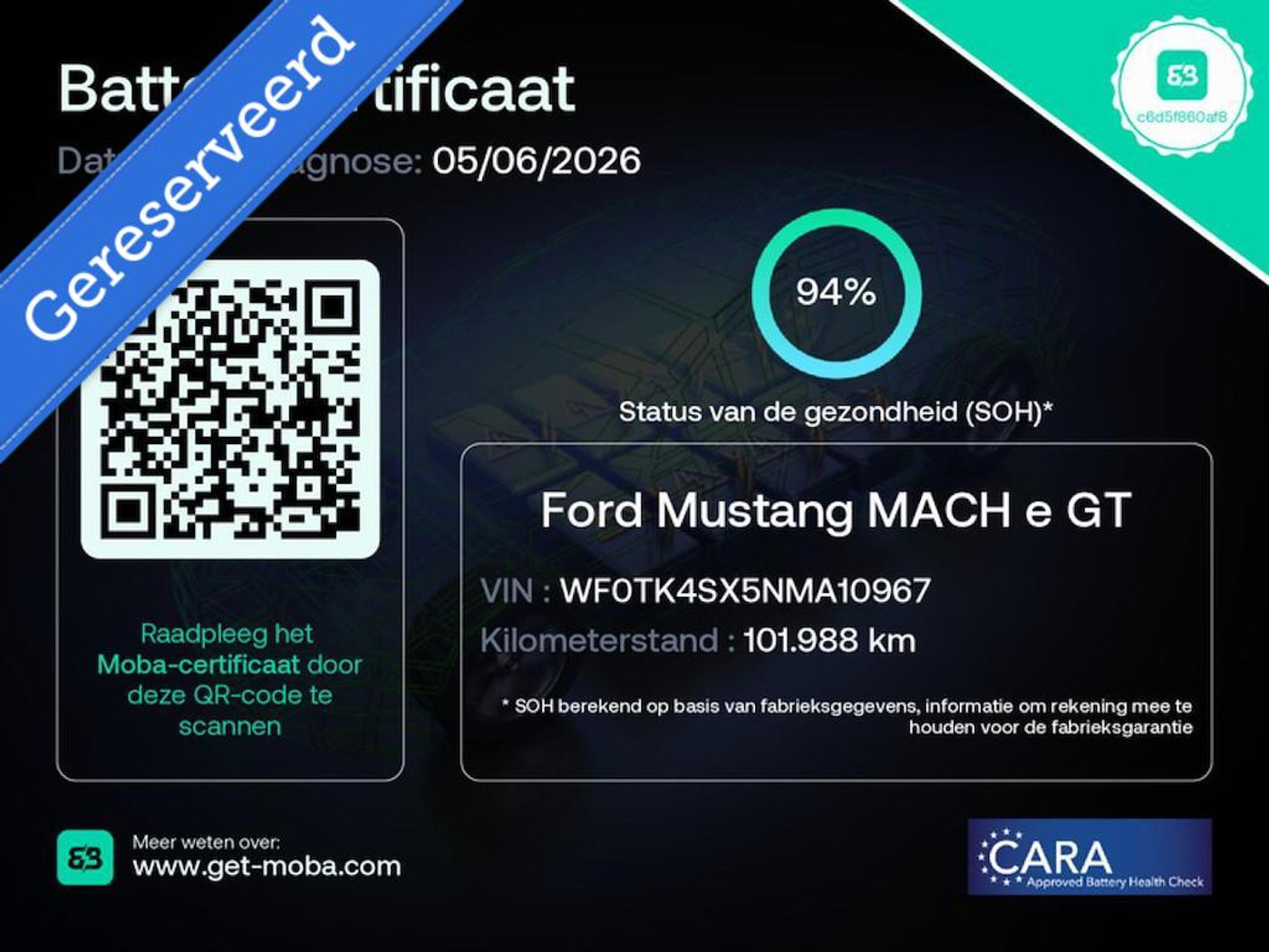 Foto van Ford Mustang Mach-e