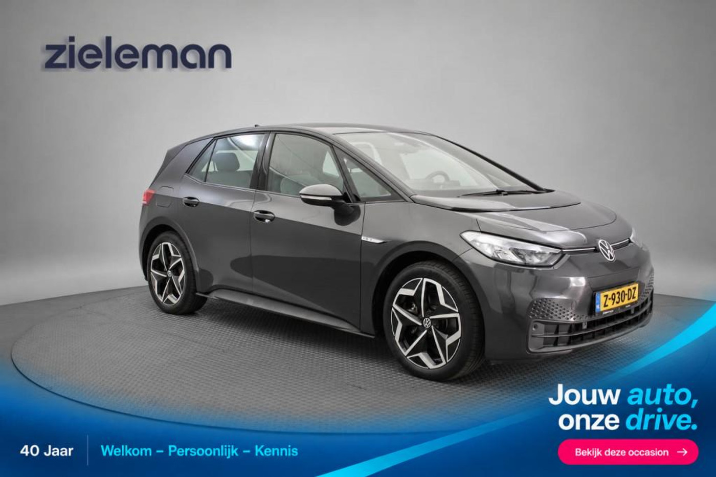 Volkswagen Id.3 Pro S 150 KW Pro S 77 kWh - Carplay, Camera, Stuur verw. SOH 90% 2021 - voorkant
