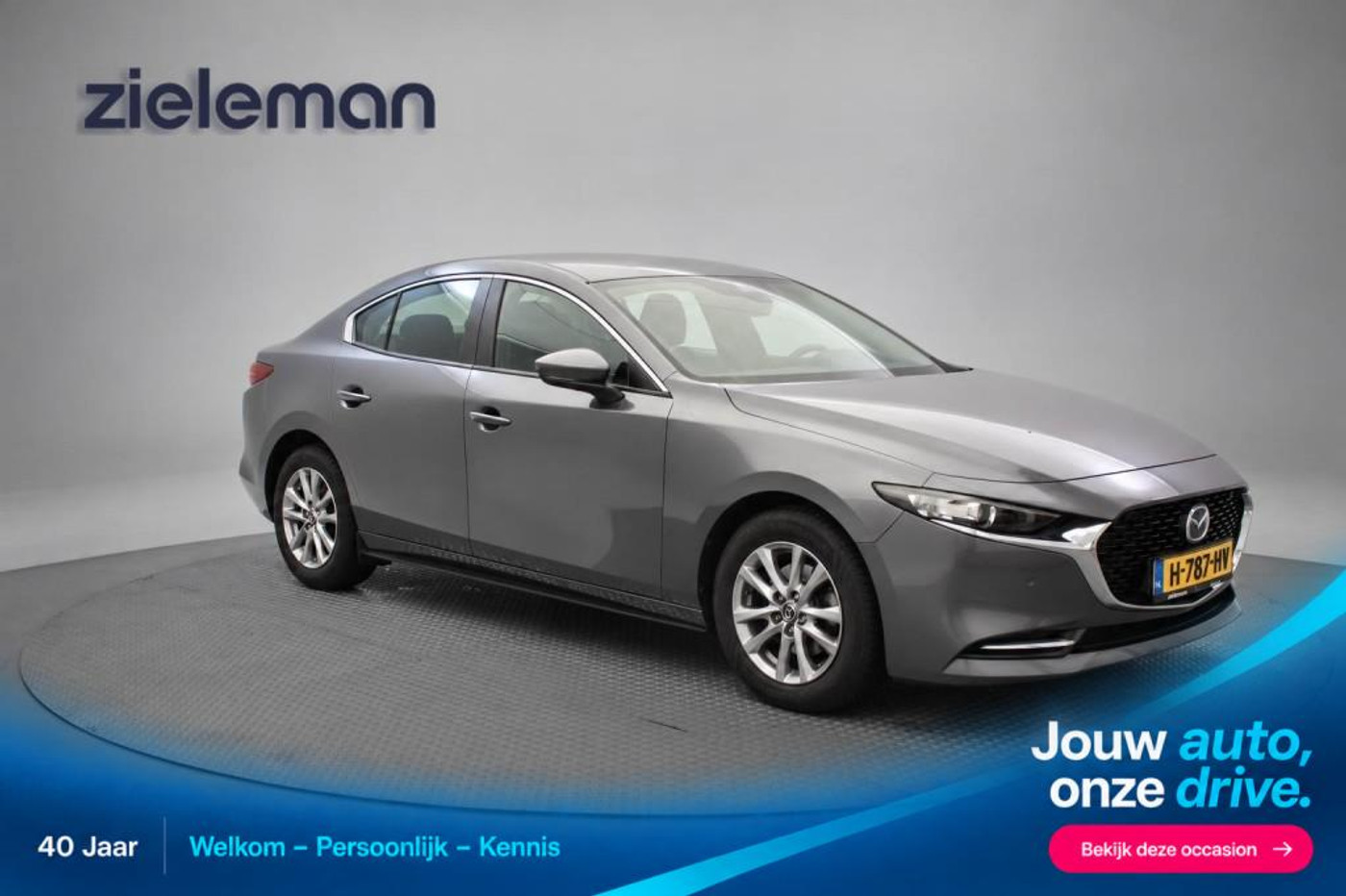Mazda Mazda3 2.0 e-SkyActiv-X M Hybrid 180 Comfort met Bose - Carplay, Camera, Stoelverw. 2020 - voorkant