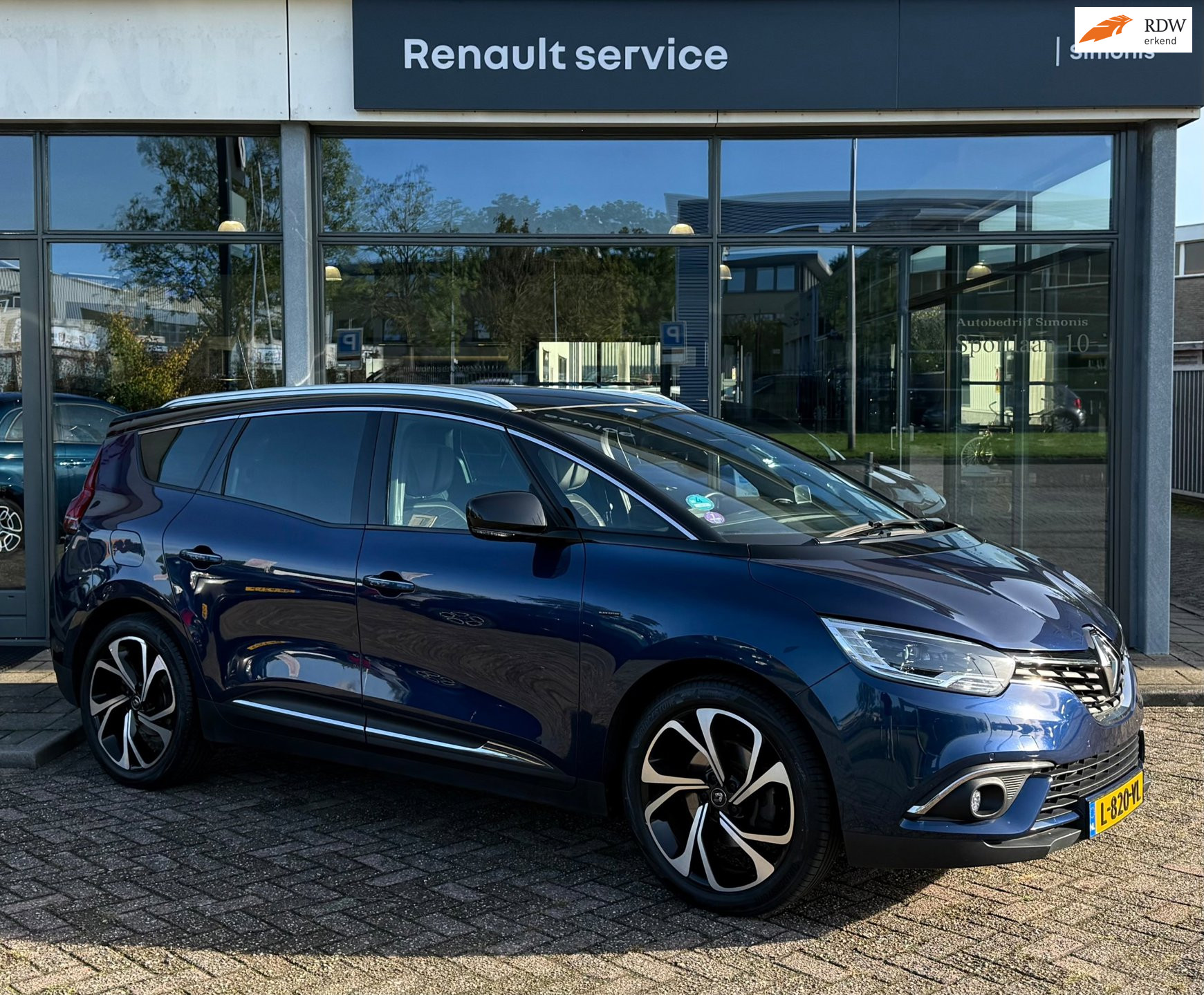 Renault Scenic 1.3 TCe Black Edition 7p. | Stoelverwarming | Airco | Head-up display 2019 - voorkant