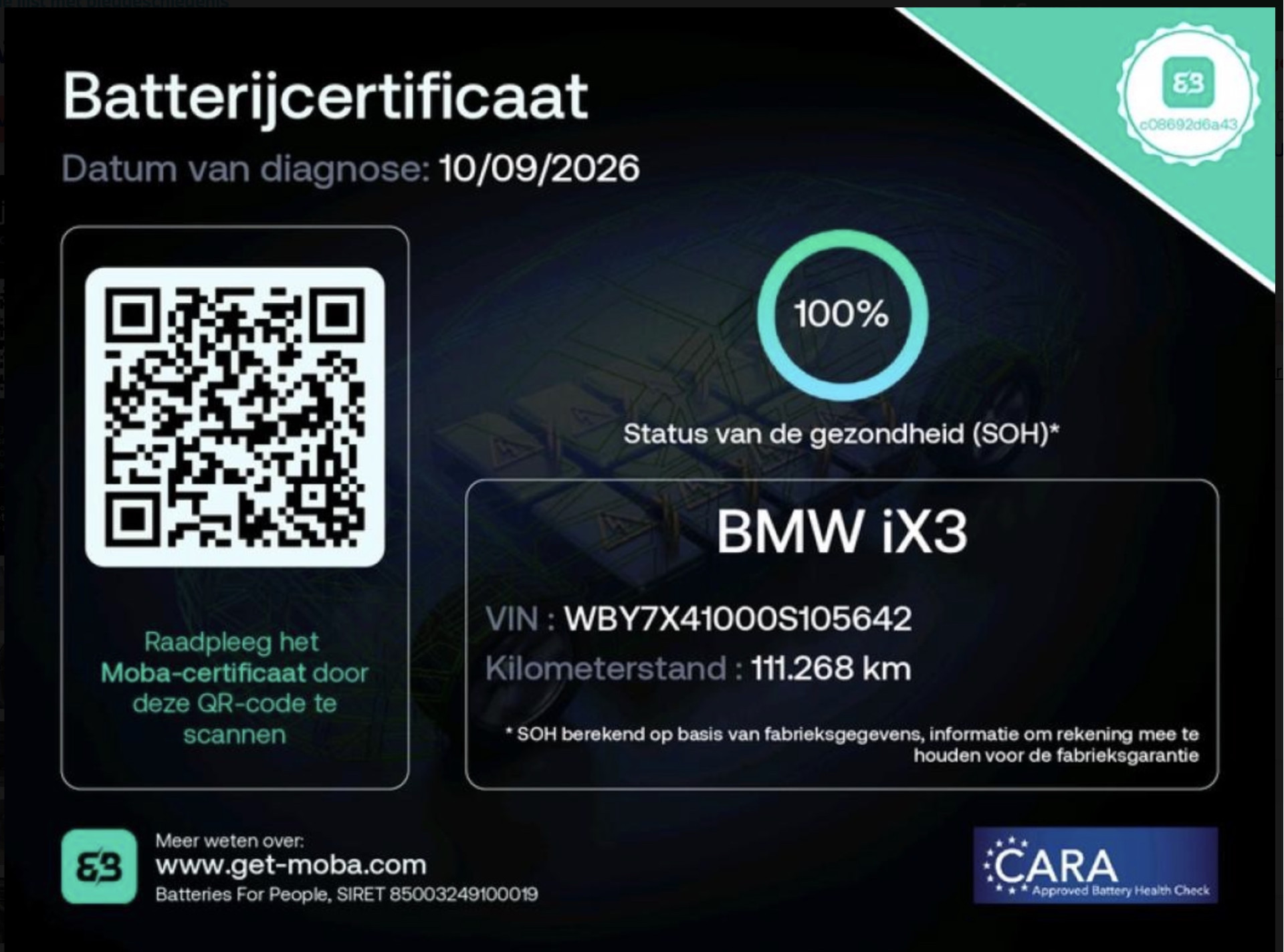 Foto van BMW Ix3
