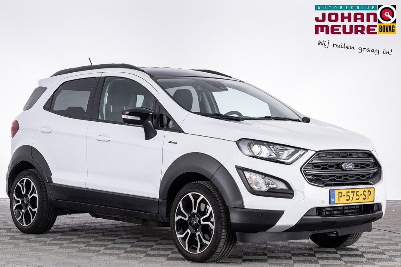 Ford Ecosport 1.0 EcoBoost Active | LEDER | Trekhaak ✅ 1e Eigenaar 2022 - voorkant