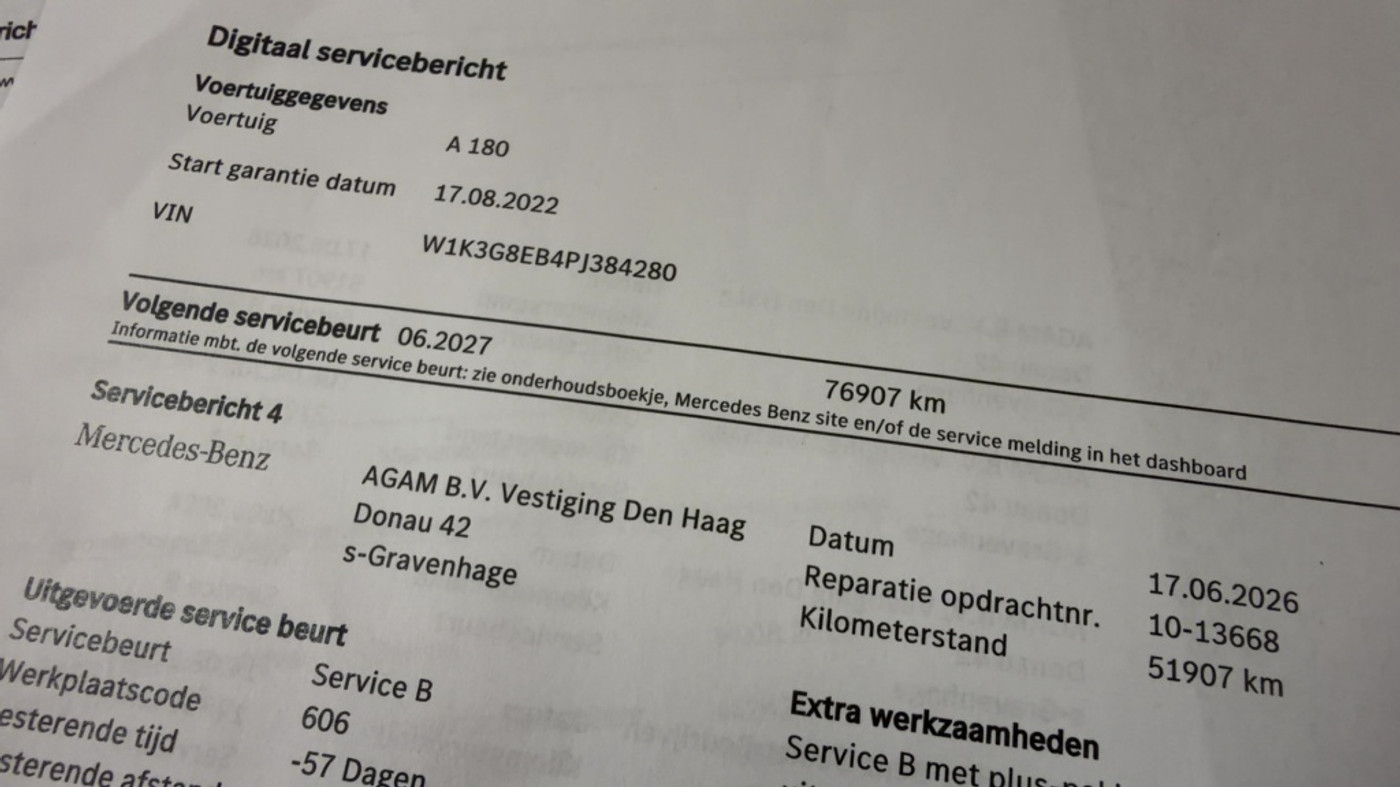 Foto van Mercedes-Benz A 180
